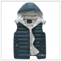 Warm mens winter padded vest